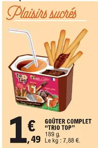 E.Leclerc Goûter complet "trio top" offre