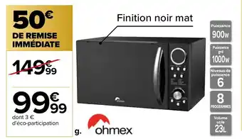 Carrefour Micro-Ondes Grill offre