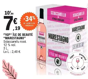 E.Leclerc IGP île de beauté "marestagno" offre
