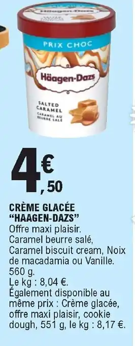 E.Leclerc Crème glacée "haagen-dazs" offre