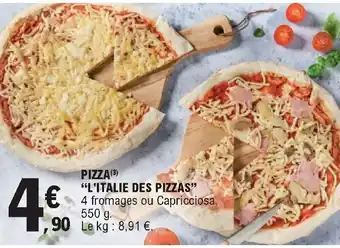 E.Leclerc Pizza "l'italie des pizzas" offre
