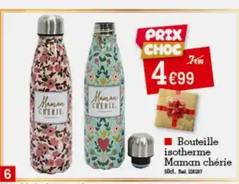 Bouteille isotherme maman chérie