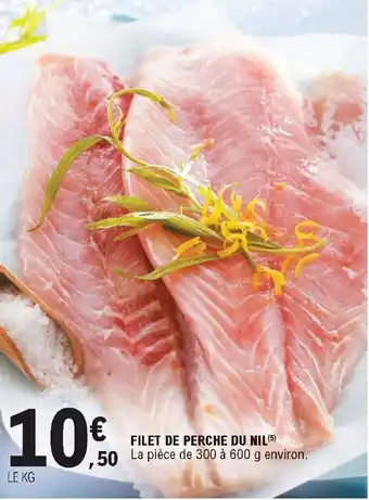 E.Leclerc Filet de perche du nil offre
