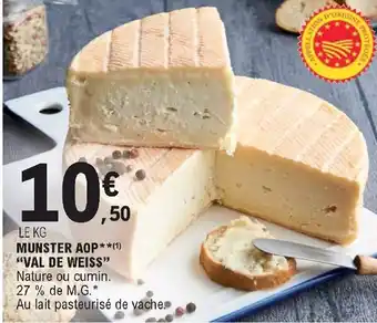 E.Leclerc Munster AOP "val de weiss" offre
