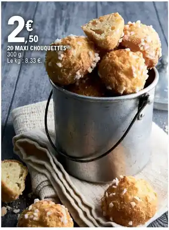 20 Maxi chouquettes
