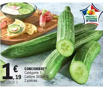 E.Leclerc Concombre offre