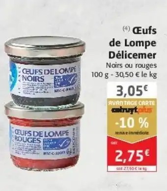 Colruyt Oeufs de lompe délicemer offre