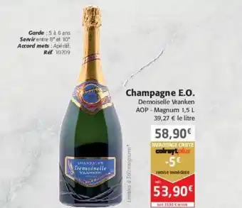Colruyt Champagne e.o. offre