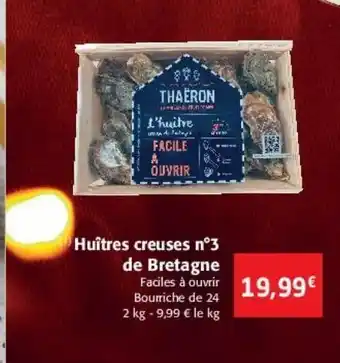 Colruyt Huitres creuses n°3 de bretagne offre