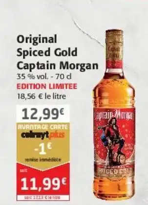 Colruyt Original spiced gold captain morgan offre