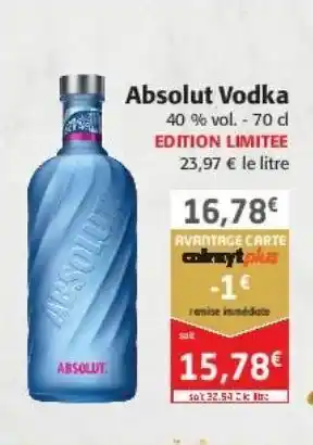 Colruyt Absolut vodka offre