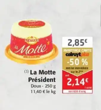 Colruyt La motte président offre