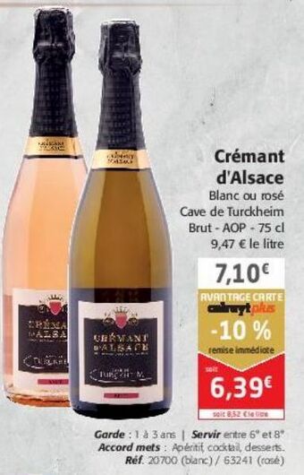 Colruyt Crémant d'alsace offre