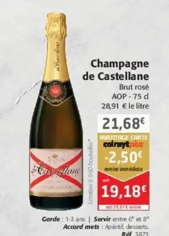 Colruyt Champagne de castellane offre