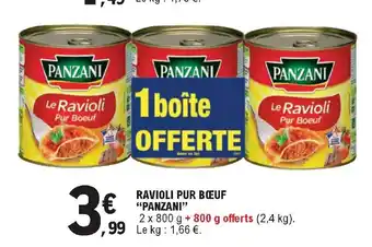 Ravioli pur bĆuf "panzani"