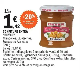 E.Leclerc Confiture extra "beyer" offre
