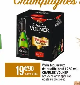 Cora x Carrefour Vin mousseux charles volner offre