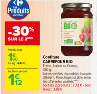 Carrefour Market Confiture offre