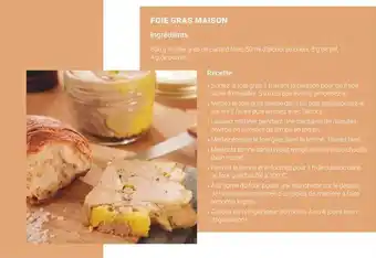 Gamm vert Foie gras maison offre