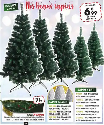 Sapin blanc, sapin vert ou sac à sapin