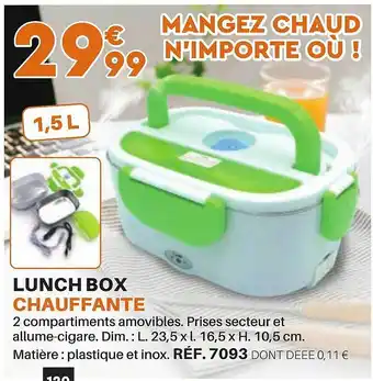 Lunch box chauffante