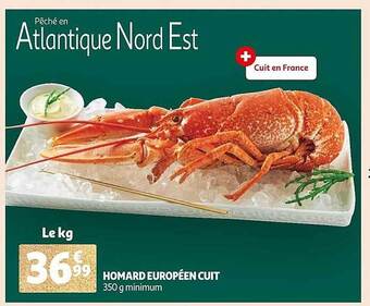 Auchan Homard européen cuit offre