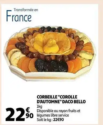 Auchan Corbeille offre