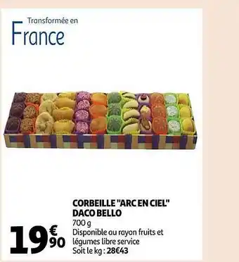 Auchan Corbeille offre