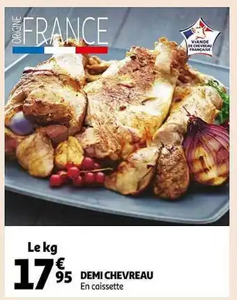 Auchan Demi chevreau offre
