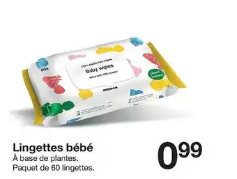 Zeeman Lingettes bébé offre