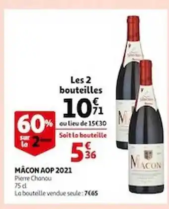 Auchan Mâcon aop 2021 pierre chanau offre