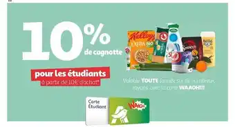 Auchan Carte étudiant offre