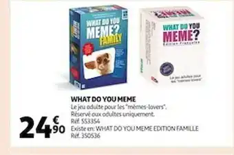Auchan What do you meme offre