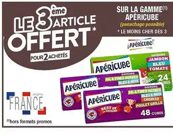 Cora x Carrefour La gamme apéricube offre