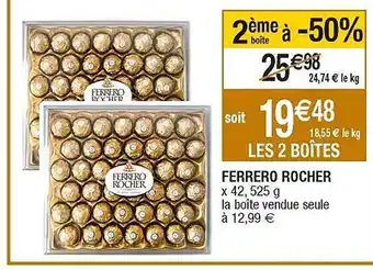 Cora x Carrefour Ferrero rocher offre