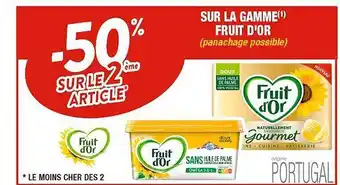 Cora x Carrefour La gamme fruit d'or offre