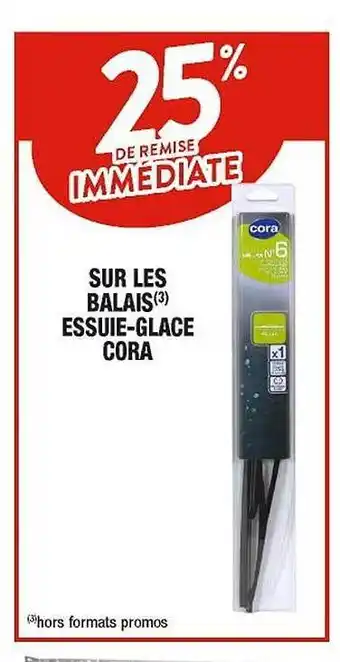 Les balais essuie-glace cora