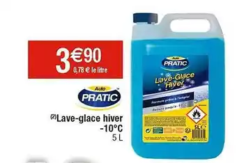 Cora x Carrefour Lave-glace hiver -10°c auto pratic offre