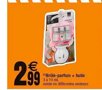 Cora x Carrefour Brûle-parfum + huile offre