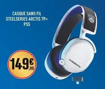 Micromania Casque sans fil steelseries arctis 7P+ PS5 offre