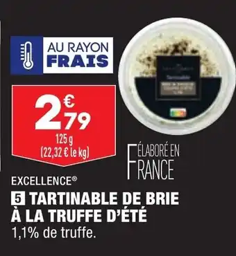 ALDI Tartinable de brie à la truffe d'été offre