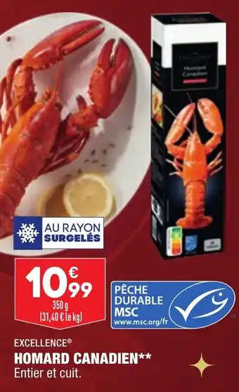 ALDI Homard canadien offre