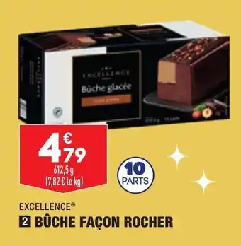 ALDI Bûche façon rocher offre