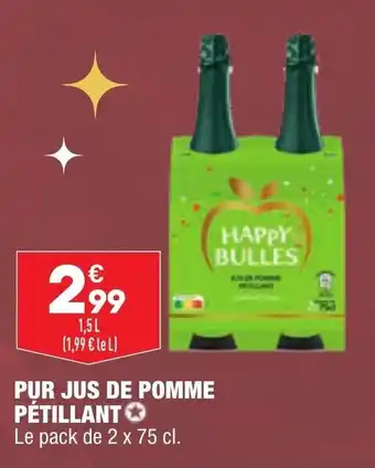 ALDI Pur jus de pomme pétillant offre