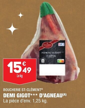 ALDI Demi gigot d'agneau offre