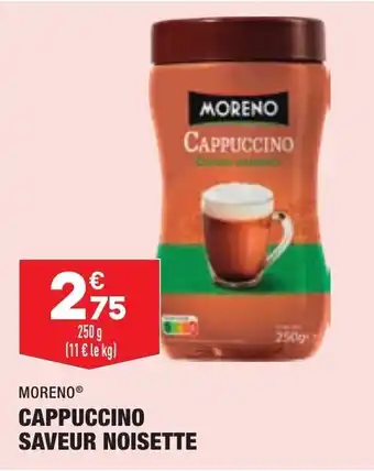 ALDI Cappuccino saveur noisette offre