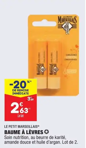 ALDI Baume à lèvres offre