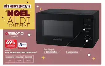 ALDI Four micro-ondes multifonction offre