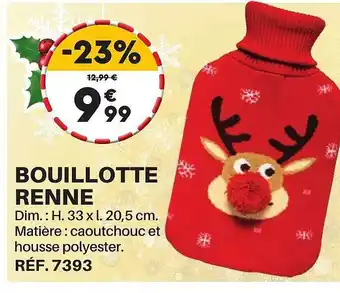 Bouillotte renne