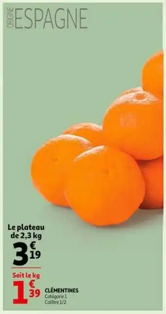 Auchan Clémentines offre